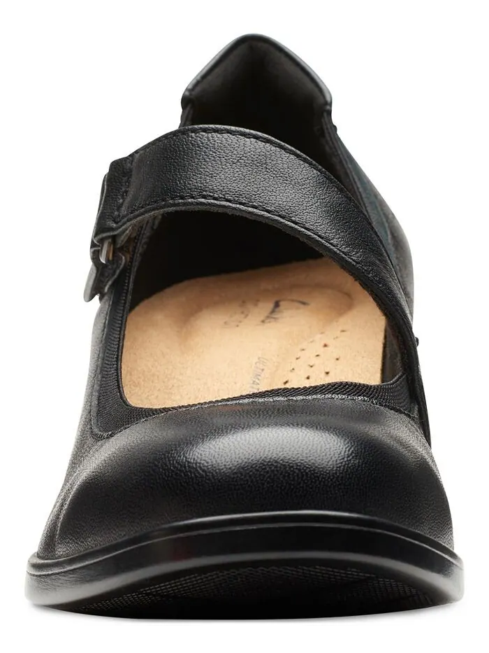 Туфли женские Clarks Emily Mabel асимметричные Мэри Джейн — изображение 3 из 9, черный