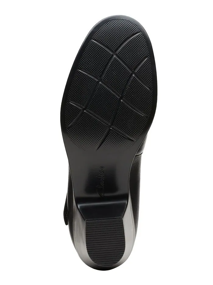 Туфли женские Clarks Emily Mabel асимметричные Мэри Джейн — изображение 4 из 9, черный