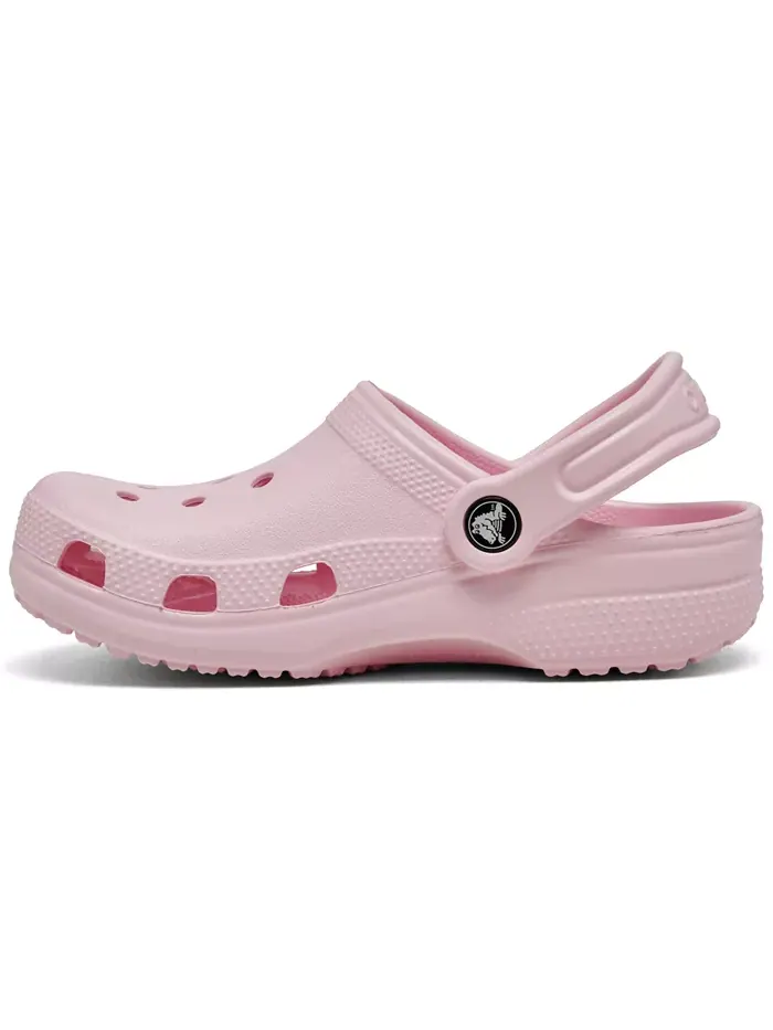 Классические сандалии-клоги для девочек от Finish Line Crocs — изображение 3 из 6, розовый