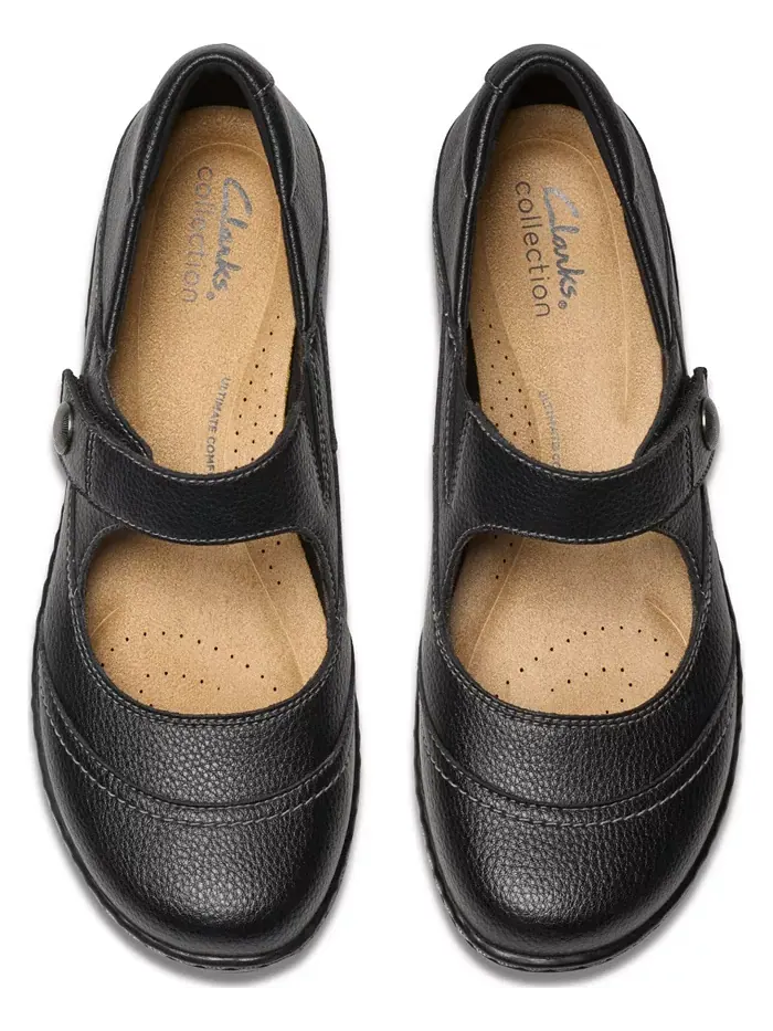 Туфли женские Clarks Ashland Elayne с закрытым носком — изображение 7 из 8, черный