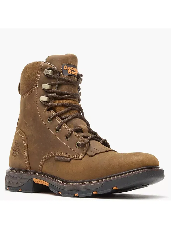 Мужские водонепроницаемые рабочие ботинки Carbo-Tec FLX со шнуровкой GEORGIA BOOT — изображение 1 из 7, коричневый