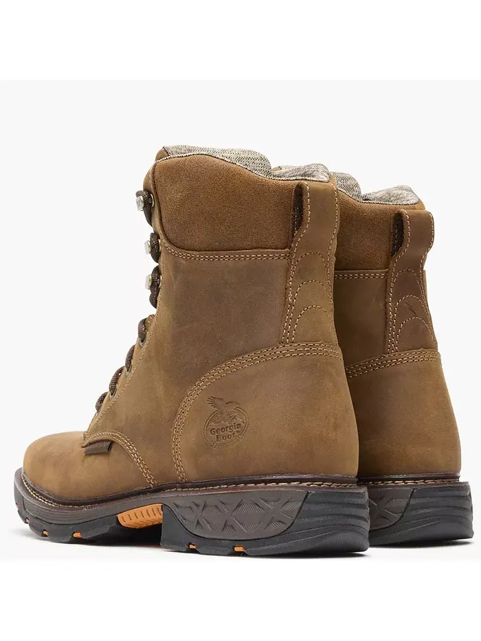 Мужские водонепроницаемые рабочие ботинки Carbo-Tec FLX со шнуровкой GEORGIA BOOT — изображение 4 из 7, коричневый