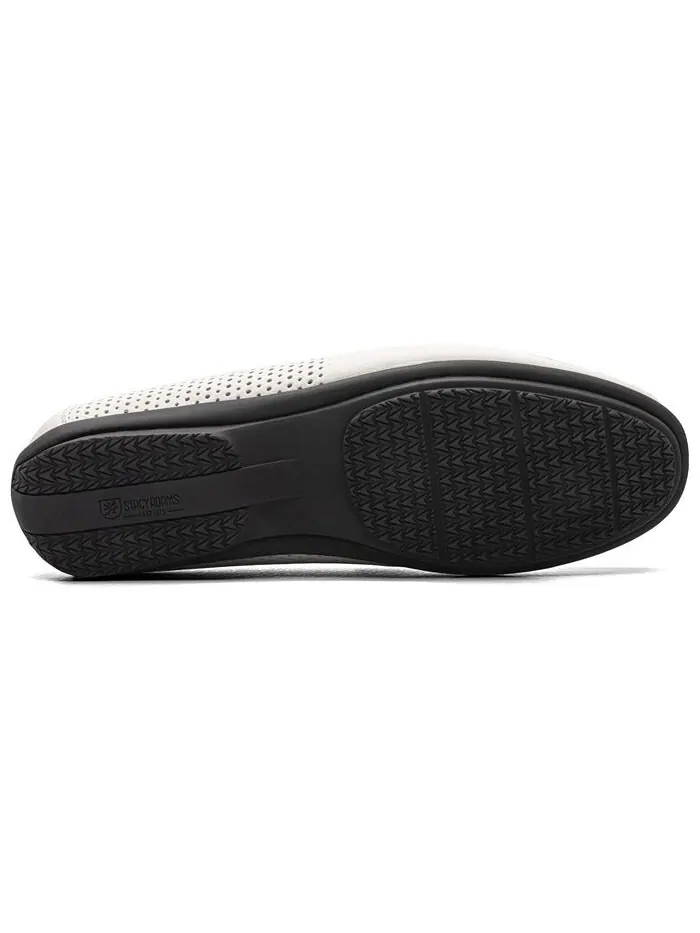 Мужские лоферы-слипоны Corby Moccasin Toe Saddle Stacy Adams — изображение 3 из 8, белый