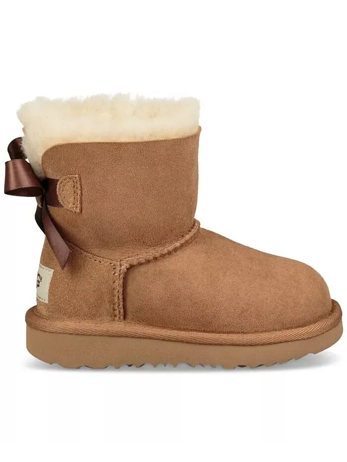 Ботильоны Mini Bailey Bow II для малышей UGG — изображение 2 из 5, орех