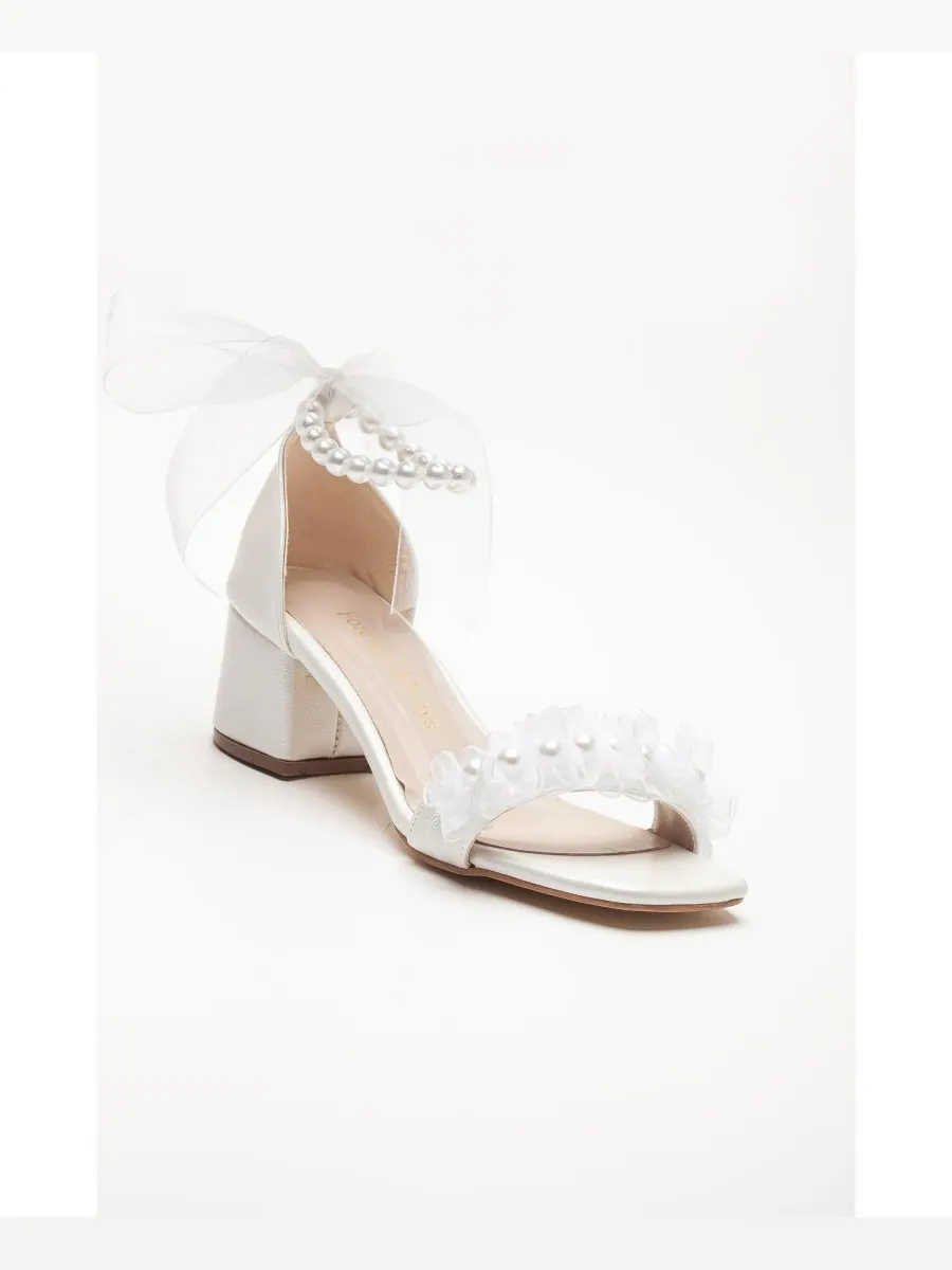 Свадебные сандалии Sanna Lace (женские) Forever & Always Shoes
