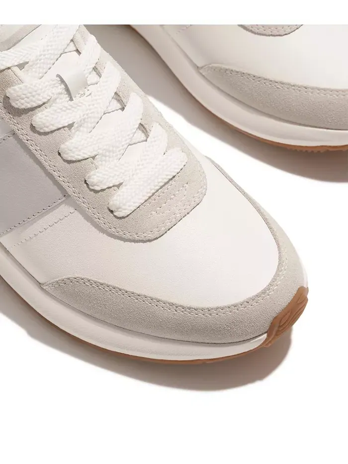 Мужские кроссовки F-Mode Flow на шнуровке FitFlop — изображение 3 из 5, белый серый