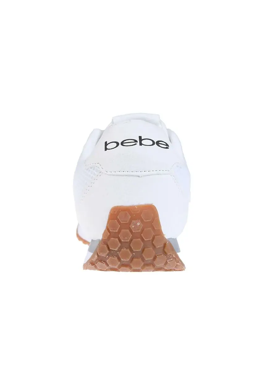 Женские кроссовки с многокомпонентным верхом и двойной шнуровкой Bebe — изображение 3 из 7, белый