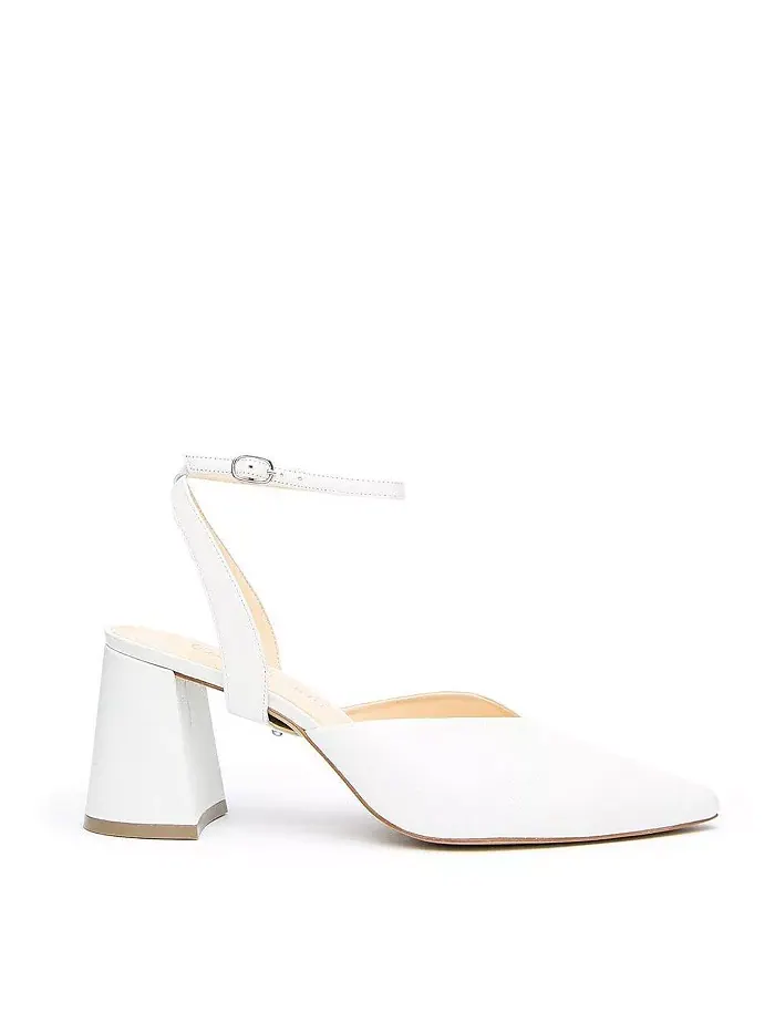 Женские белые свадебные шлепанцы Marilyn Customizable V Mules Alterre