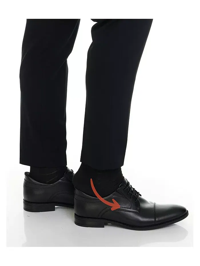 Baker Street технология Hands-Free Slip On кожаные оксфорды с мыском Marc Joseph New York — изображение 6 из 6, черный