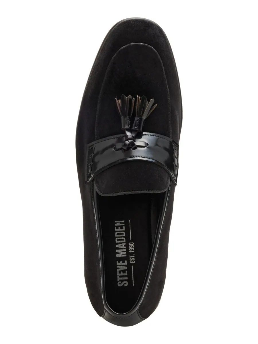 Мужские лоферы Suez без шнурков Steve Madden — изображение 5 из 7, черный