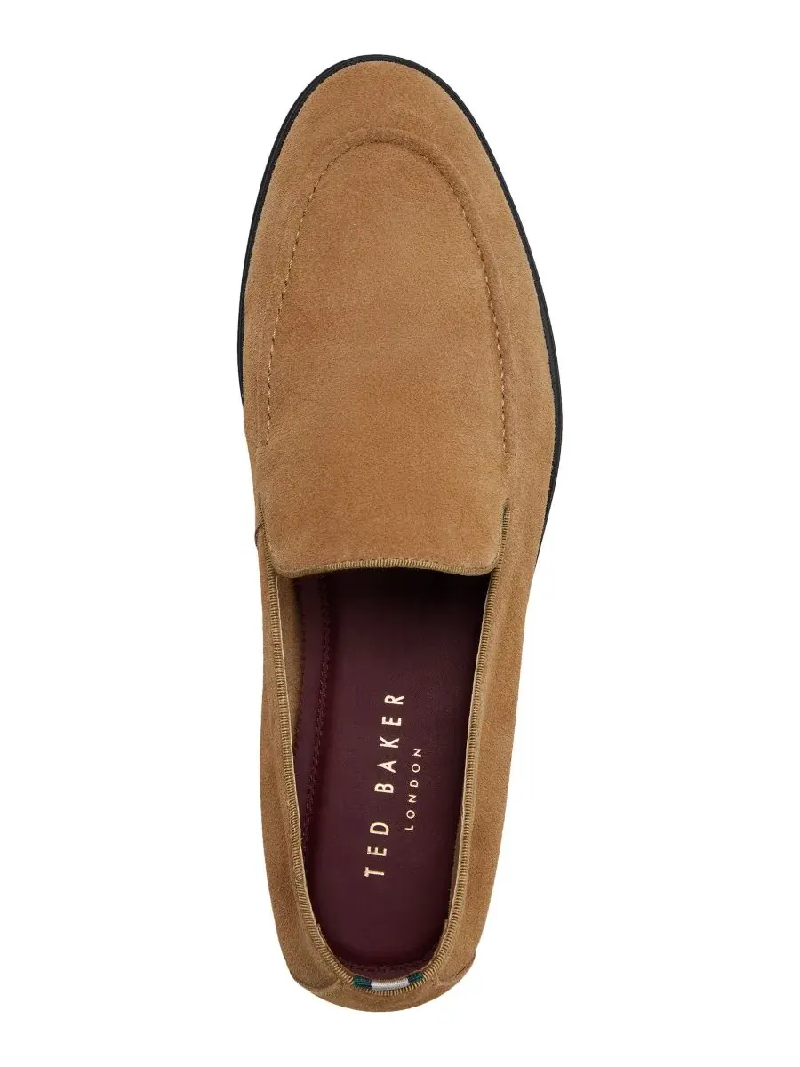 Мужские лоферы Croxley без шнурков Ted Baker — изображение 4 из 5, верблюжий