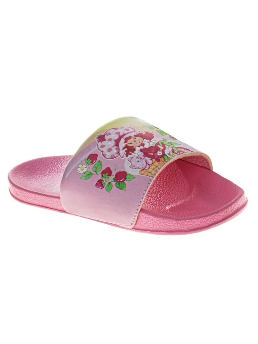 Сандалии-слайды EVA с принтом Strawberry Shortcake — изображение 1 из 3, розовый
