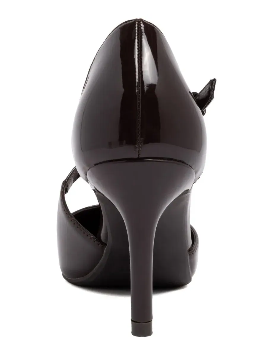 Туфли-лодочки Idolene Asymmetrical Pointed Toe Pumps Jones New York — изображение 3 из 5, коричневый