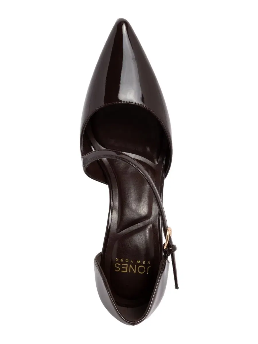 Туфли-лодочки Idolene Asymmetrical Pointed Toe Pumps Jones New York — изображение 4 из 5, коричневый