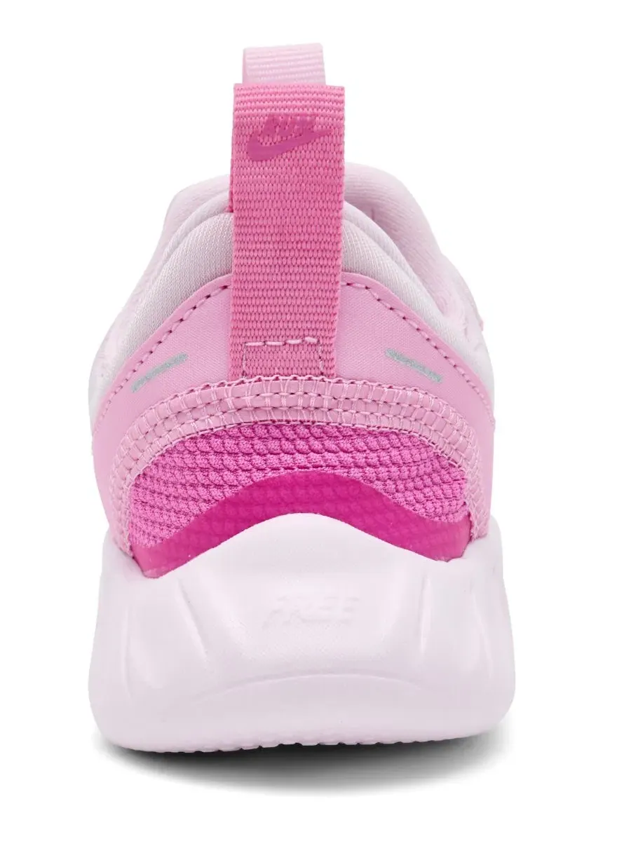 Кроссовки беговые с эластичной шнуровкой Nike Free Ride — изображение 4 из 6, розовый белый