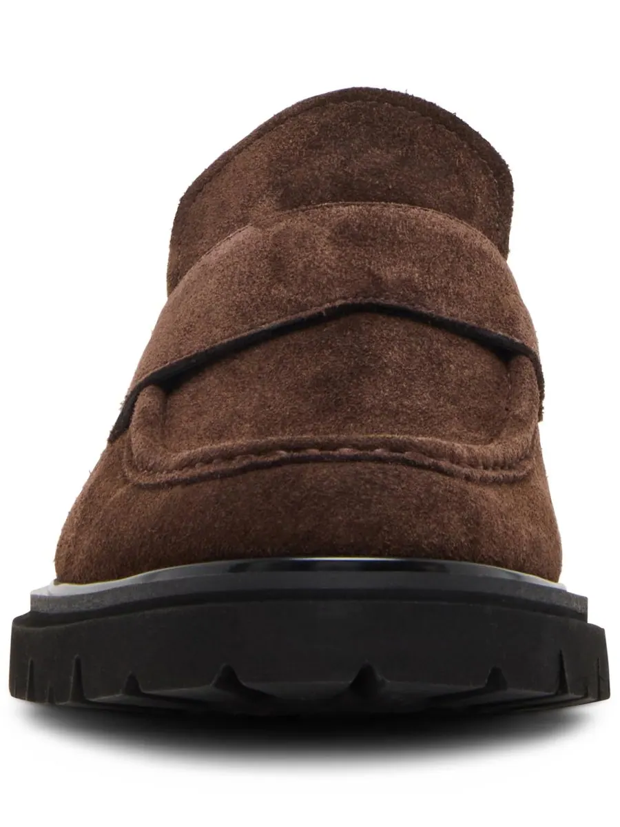 Мужские лоферы Riker с закругленным носком Steve Madden — изображение 4 из 7, коричневый