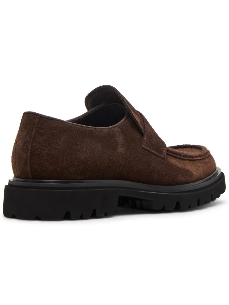 Мужские лоферы Riker с закругленным носком Steve Madden — изображение 7 из 7, коричневый