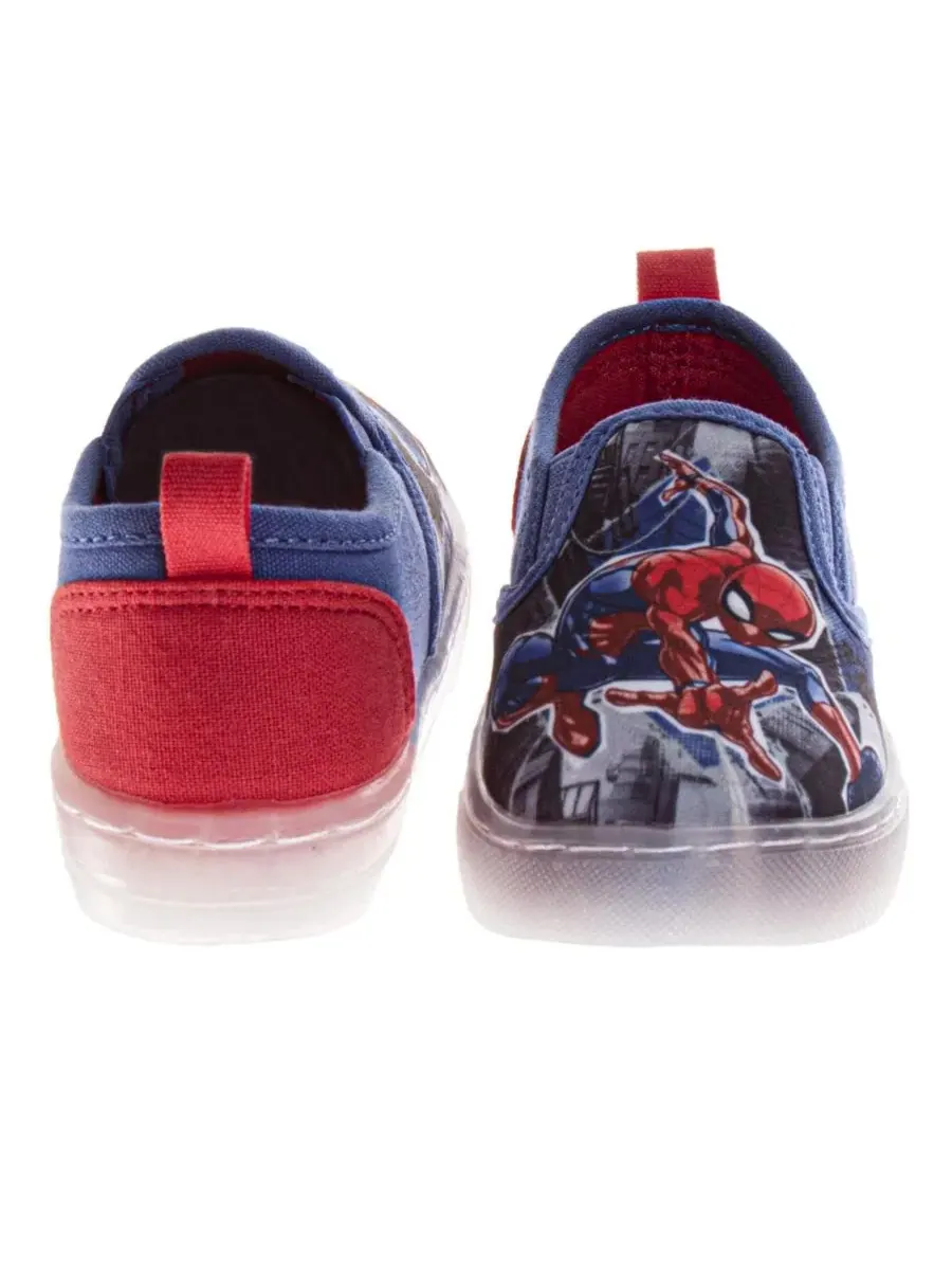 Кеды Marvel Spider-Man на липучке, с принтом, хлопковые Spider-Man — изображение 3 из 3, нет цвета