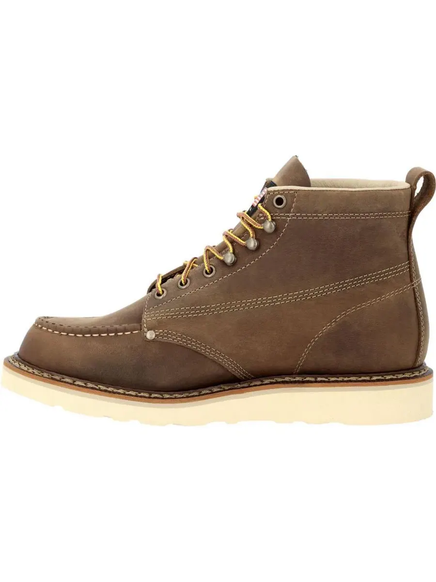 Ботинки рабочие кожаные Heritage 32 Work Leather ROCKY — изображение 6 из 7, коричневый