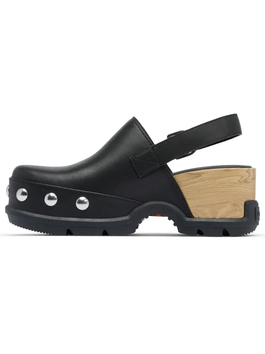 Женские сабо на каблуке с ремешком Roamin Slingback Sorel — изображение 2 из 9, черный/черный