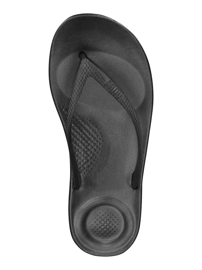 Женские эргономичные шлепанцы Iqushion Sandal FitFlop — изображение 4 из 18, черный