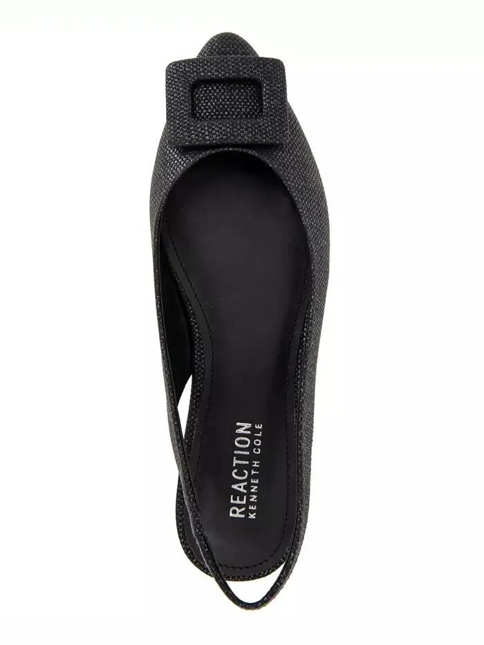 Женские туфли Linton Buckle Wedge Flats Kenneth Cole Reaction — изображение 4 из 8, черный