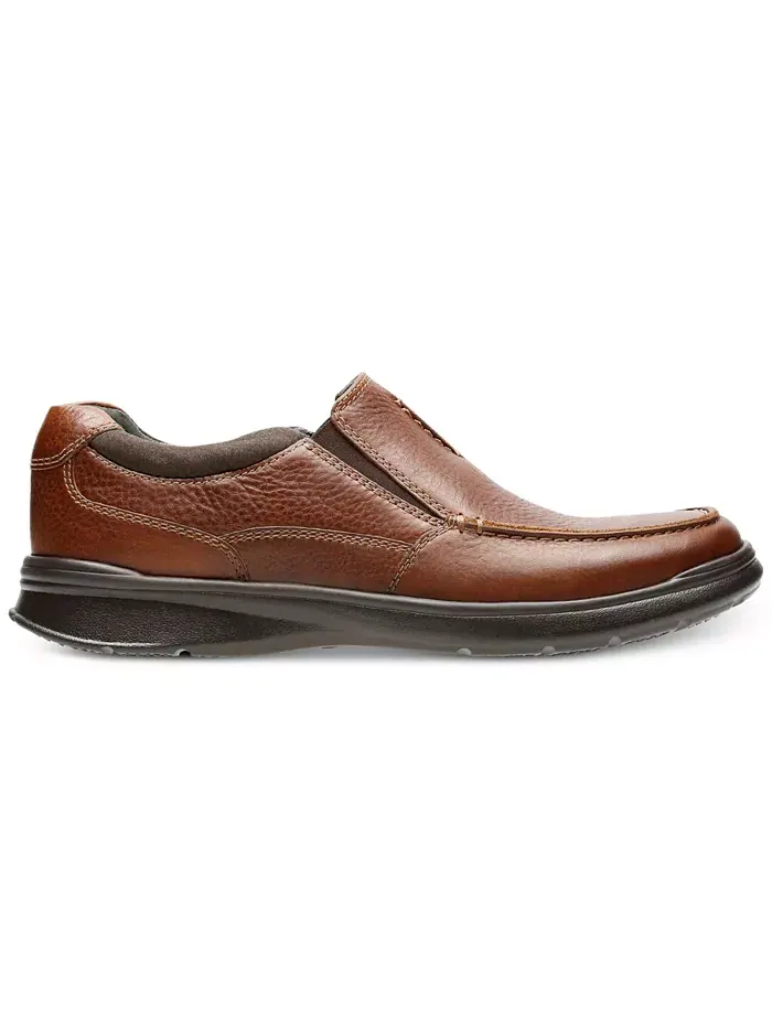 Слипоны мужские Clarks Cotrell Free, кожаные — изображение 2 из 5, табачный