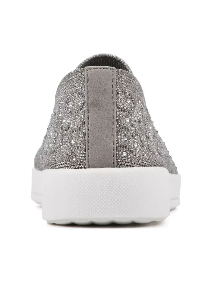 Женские слипоны Unit Slip On White Mountain — изображение 3 из 6, серебристый