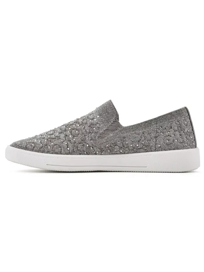 Женские слипоны Unit Slip On White Mountain — изображение 6 из 6, серебристый