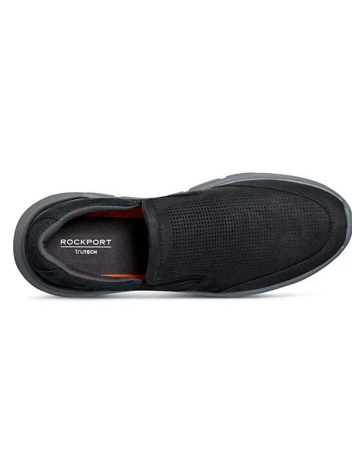 Мужские повседневные слипоны Jaimin с круглым носком Rockport — изображение 3 из 5, черный