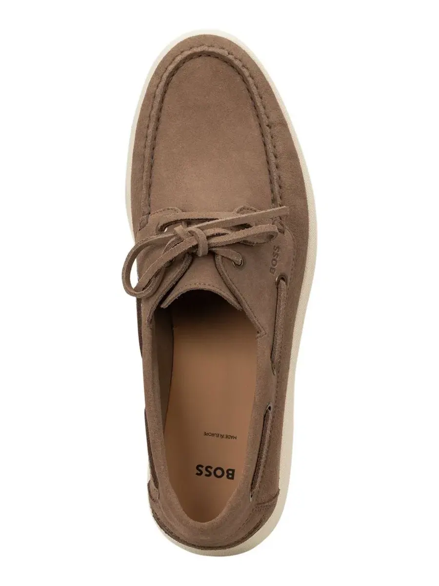 Мужские слипоны Sienne Boss By Hugo Boss — изображение 3 из 7, бежевый