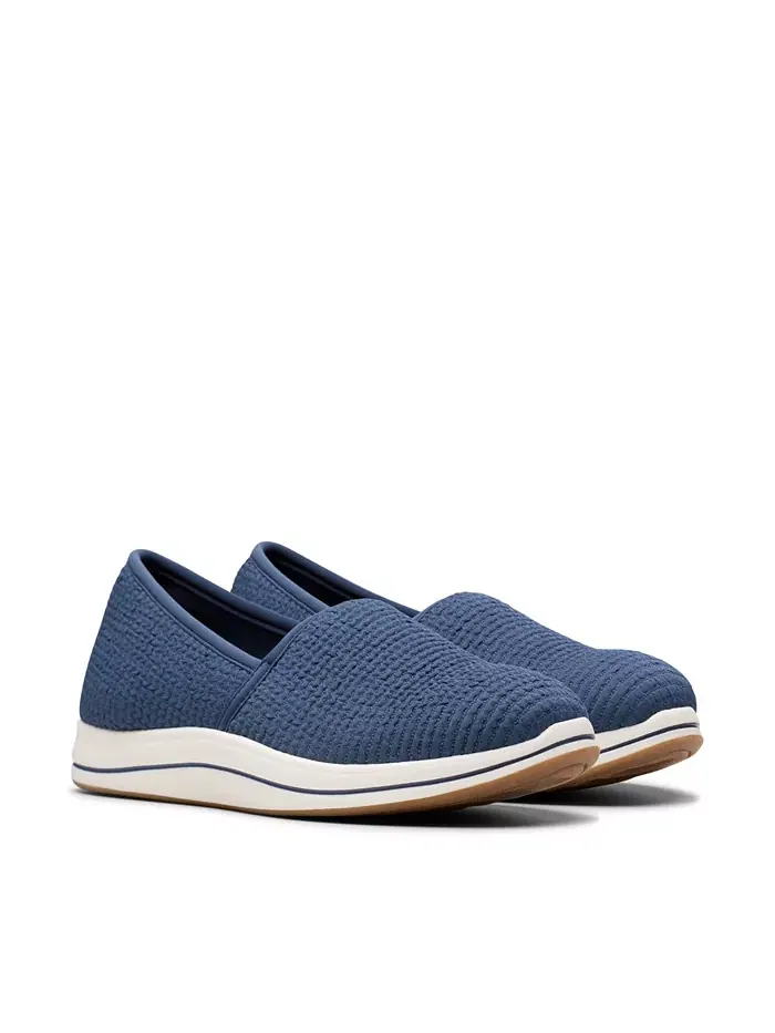 Слипоны женские Clarks Cloudsteppers Breeze Stretch — изображение 5 из 7, темно-синий