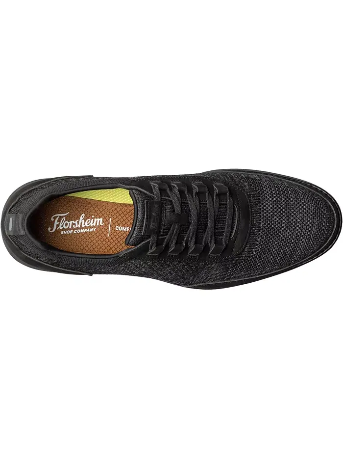 Мужские эластичные слипоны Launch Knit на шнурках Florsheim — изображение 6 из 7, черный