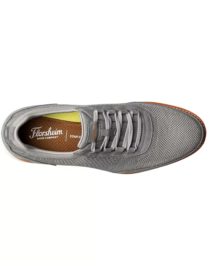 Мужские эластичные слипоны Launch Knit на шнурках Florsheim — изображение 8 из 8, серый