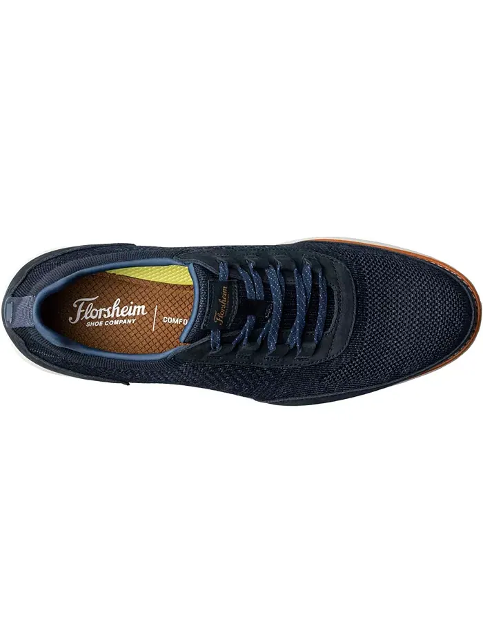 Мужские эластичные слипоны Launch Knit на шнурках Florsheim — изображение 3 из 8, темно-синий