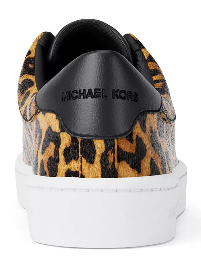 Женские кожаные слипоны Keaton на молнии Michael Kors — изображение 3 из 5, коричневый