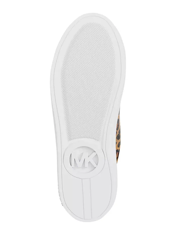Женские кожаные слипоны Keaton на молнии Michael Kors — изображение 5 из 5, коричневый