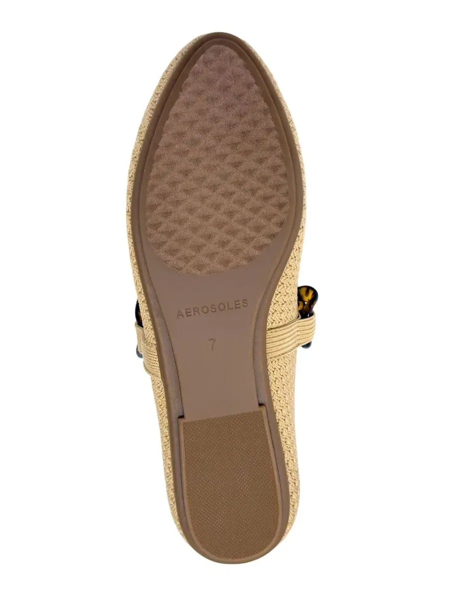 Женские вязаные балетки Alanisette без шнурков Aerosoles — изображение 5 из 6, бежевый