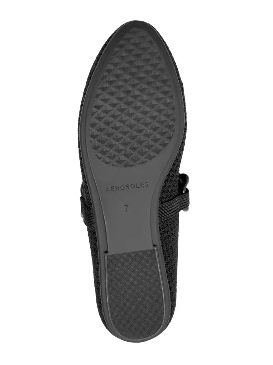 Женские вязаные балетки Alanisette без шнурков Aerosoles — изображение 5 из 6, черный