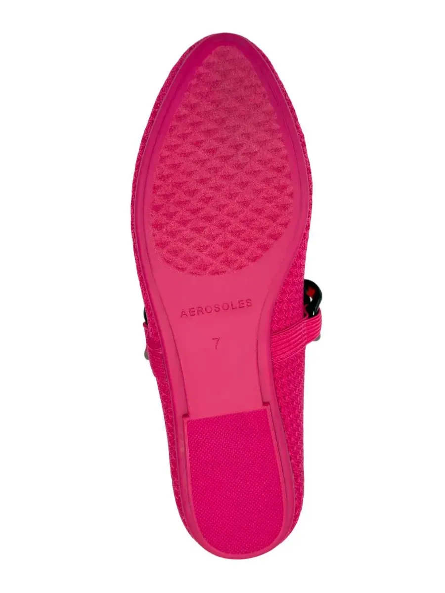 Женские вязаные балетки Alanisette без шнурков Aerosoles — изображение 5 из 6, маджента