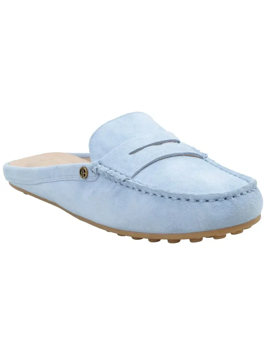 Женские мюли-слипоны Aimeey Driver Giani Bernini, cirrus синий suede — изображение 1 из 5