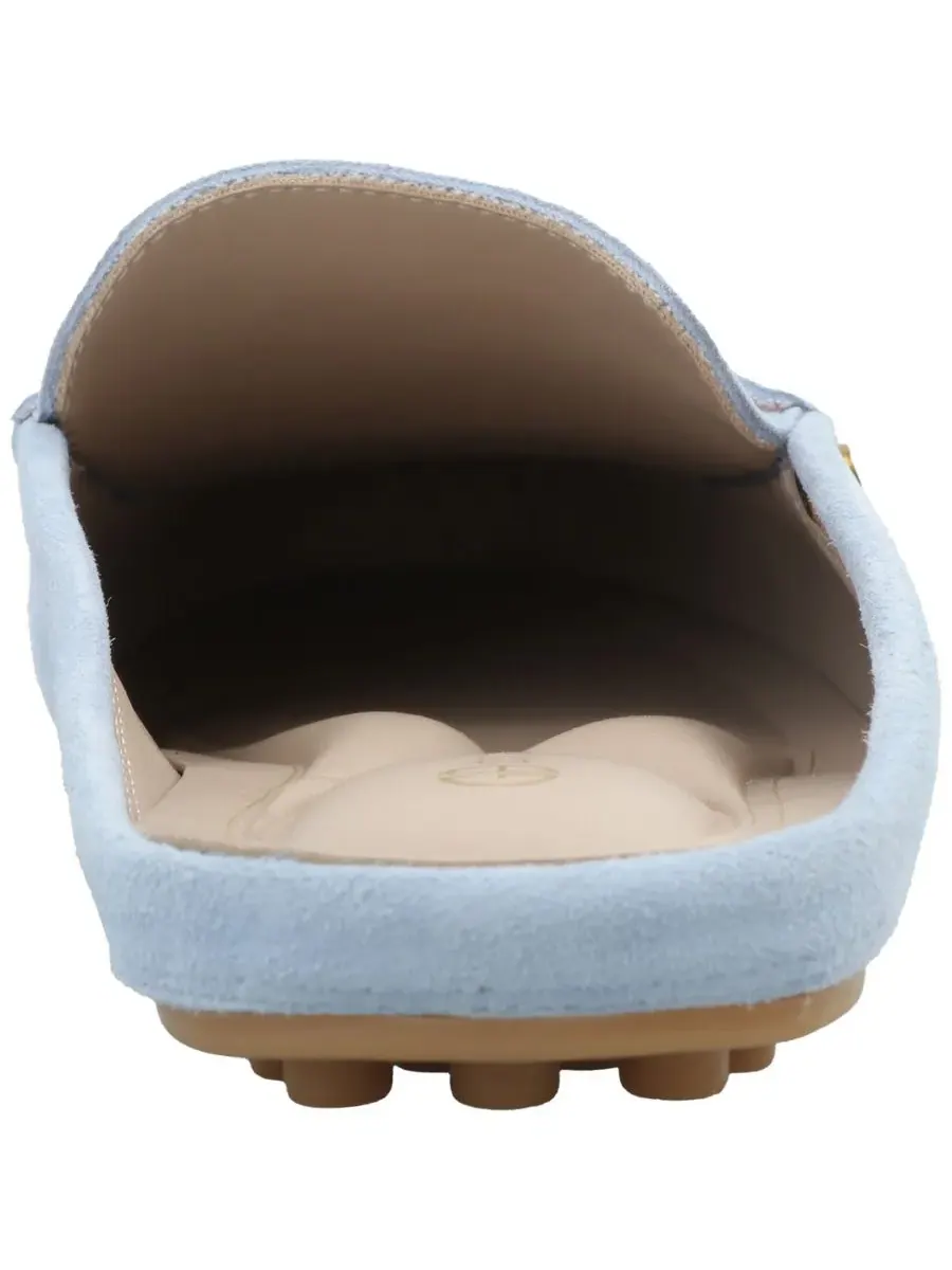 Женские мюли-слипоны Aimeey Driver Giani Bernini, cirrus синий suede — изображение 3 из 5