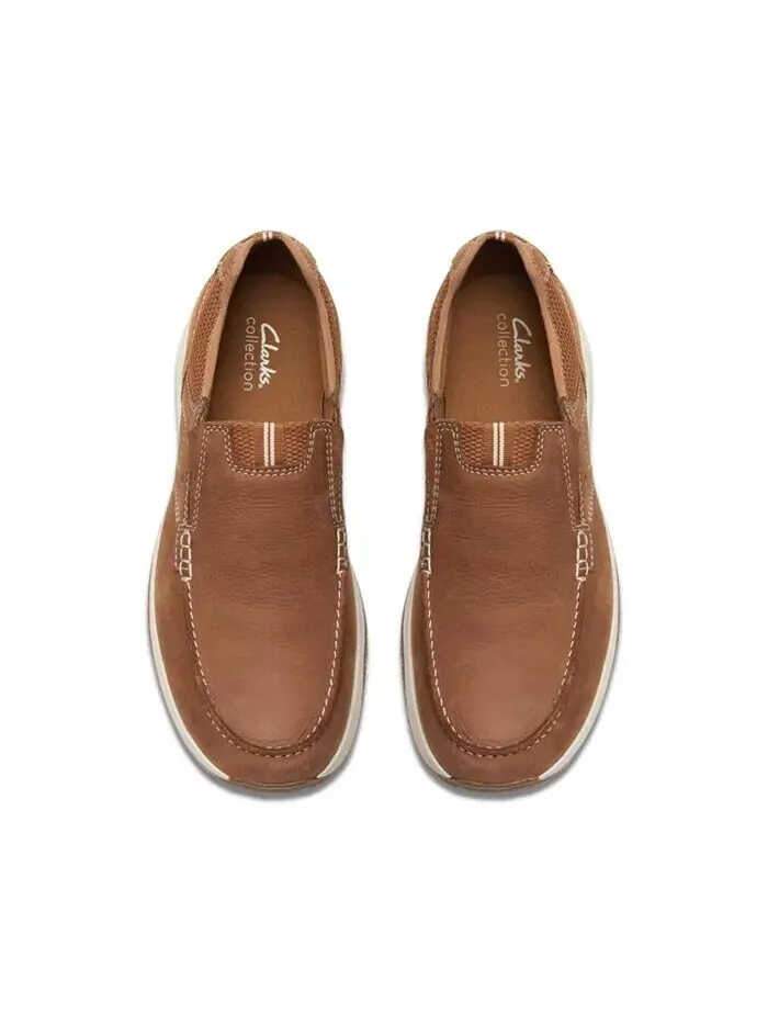 Слипоны мужские Clarks Sailview Step — изображение 4 из 7, светлый бежевый