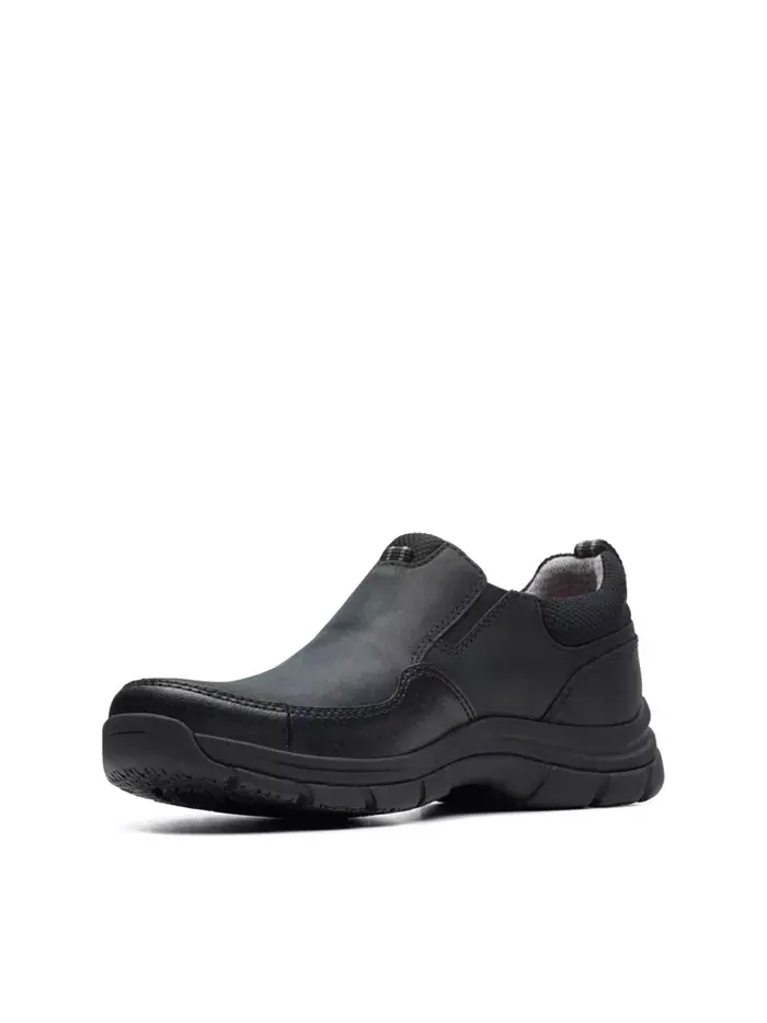 Слипоны мужские Clarks Walpath Step, кожаные — изображение 7 из 7, черный