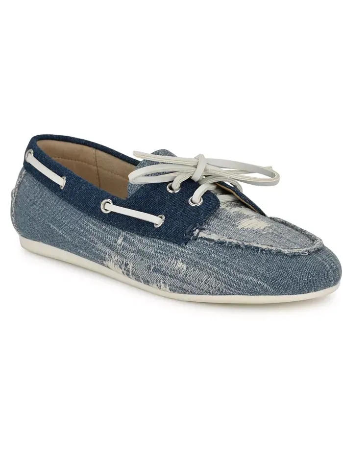 Женские яхтенные слипоны Boat Shoes Nine West