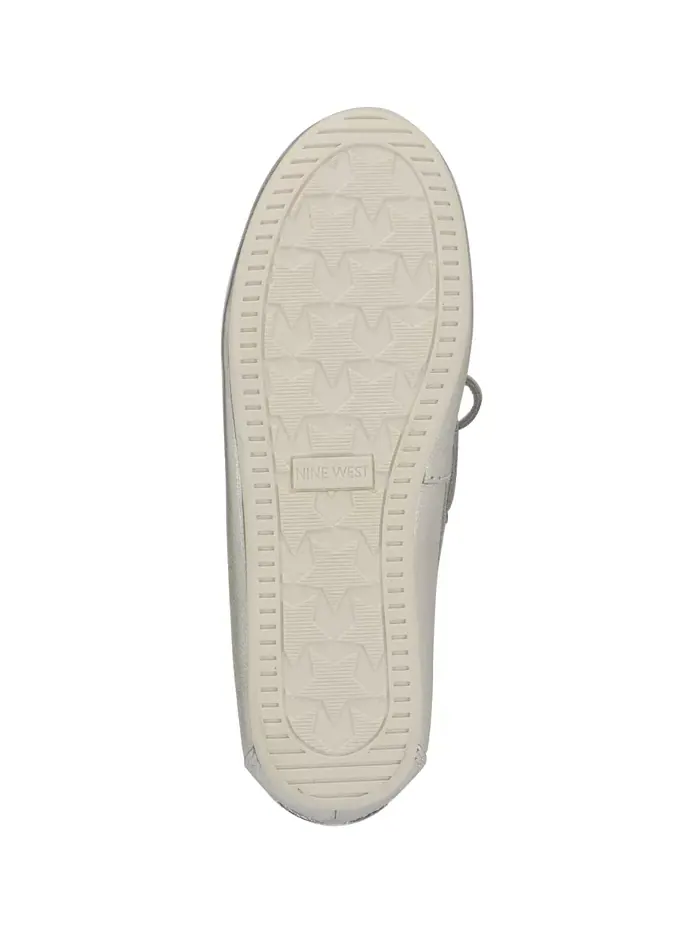 Женские слипоны Nine West Yacht, серебряные — изображение 5 из 5, серебристый