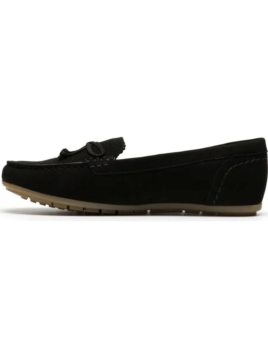 Женские балетки Elliotte Sail без шнурков Clarks — изображение 6 из 6, черный