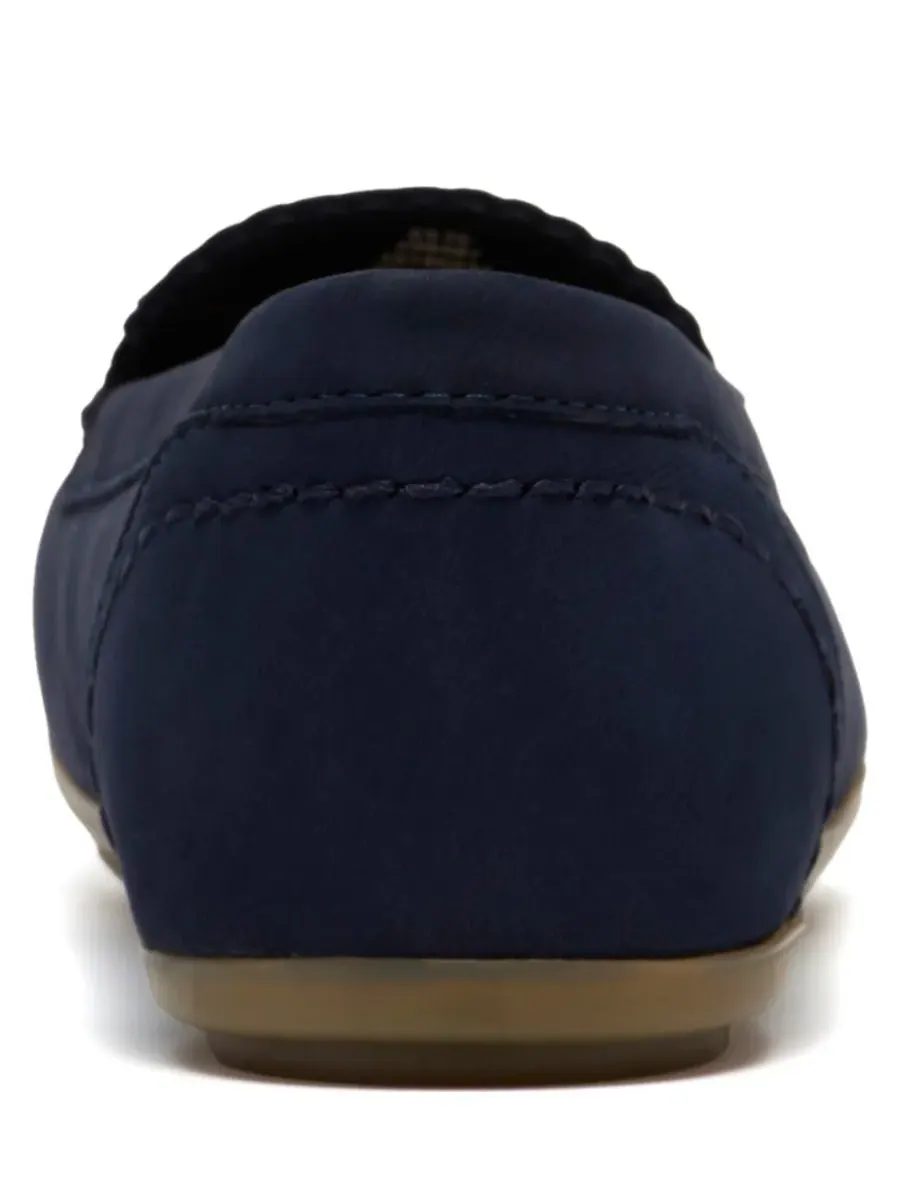 Балетки Clarks Elliotte Sail без шнурков, темно-синий нубук — изображение 3 из 6