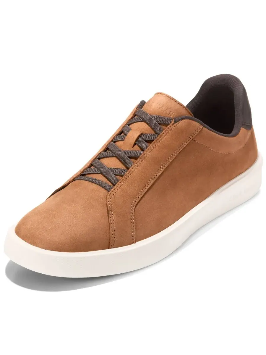Мужские слипоны Grand Crosscourt Daily на шнуровке Cole Haan — изображение 8 из 10, бежевый