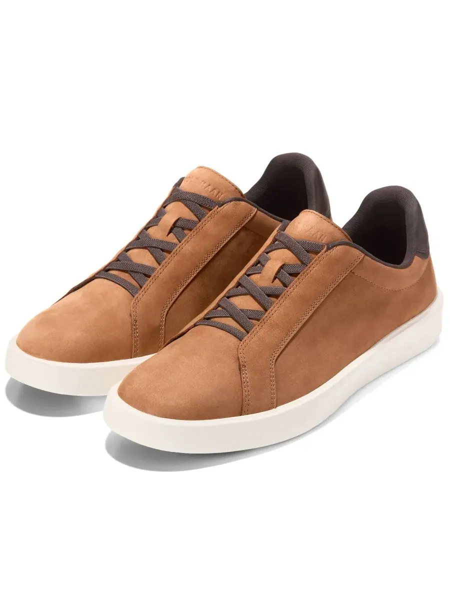 Мужские слипоны Grand Crosscourt Daily на шнуровке Cole Haan — изображение 9 из 10, бежевый